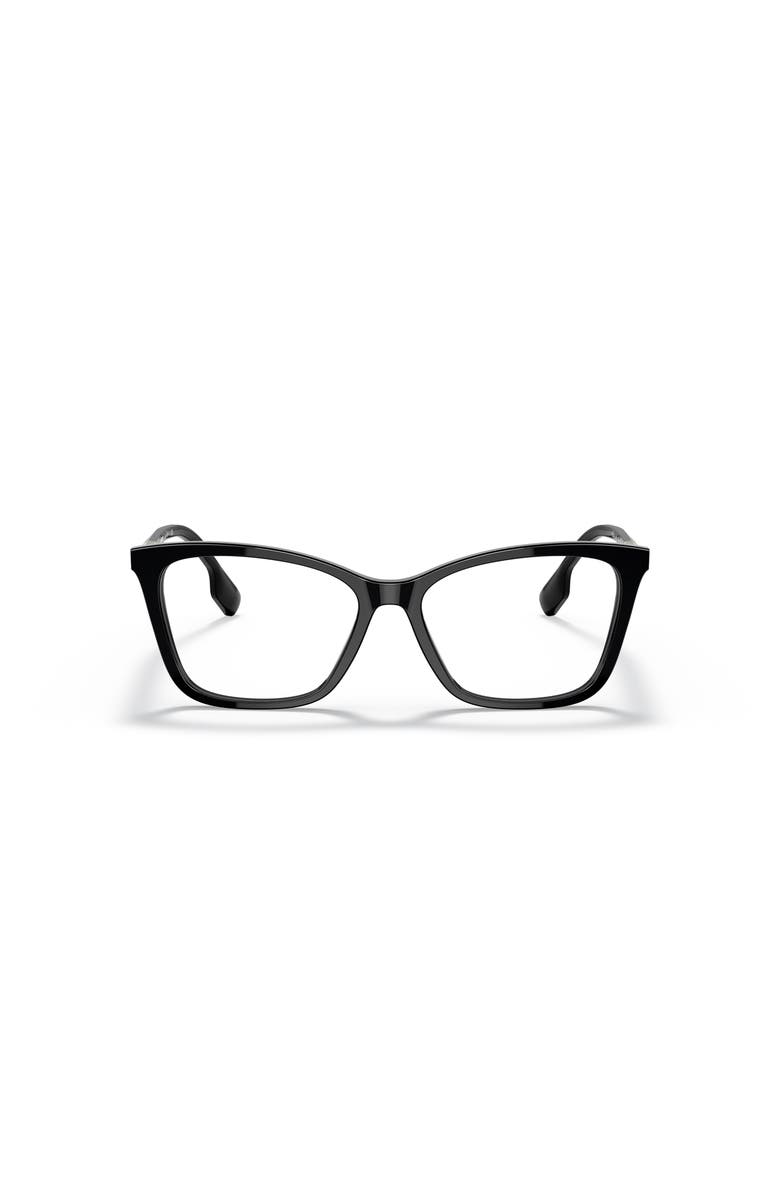 Burberry 55mm Cat Eye optical glasses, Alternate, color, Black