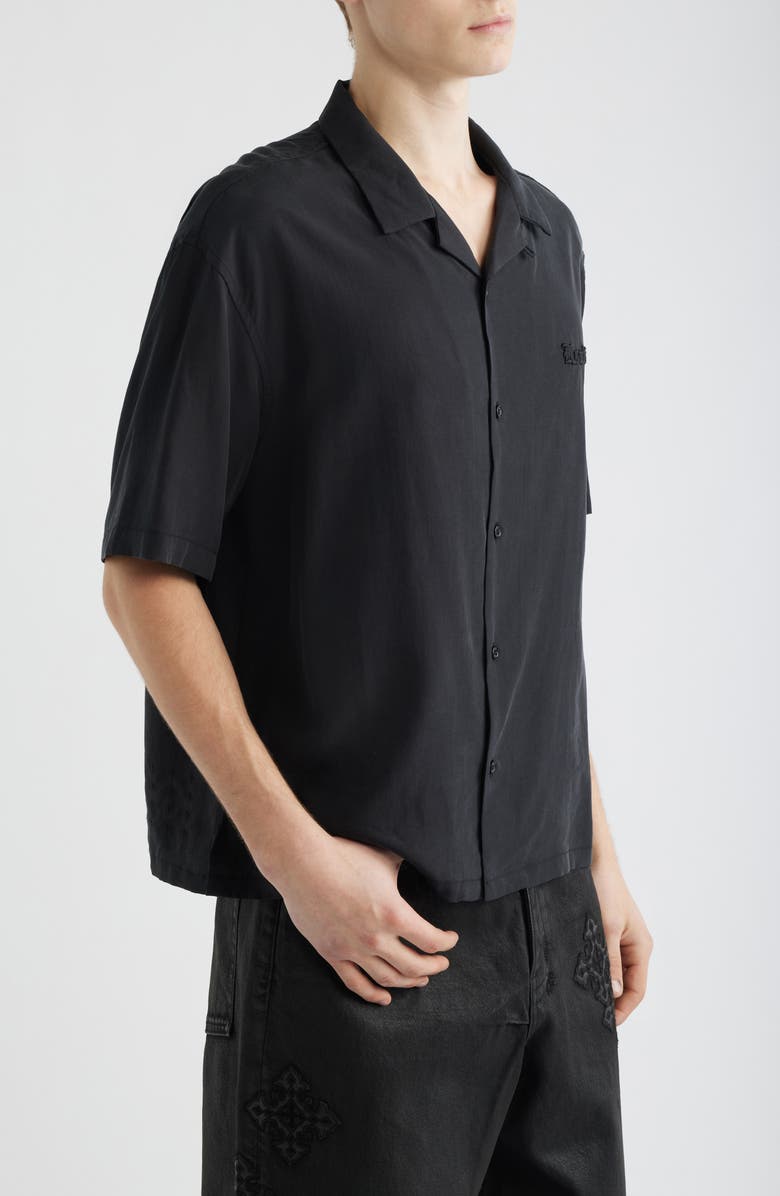 Ksubi End Diner Logo Camp Shirt, Alternate, color, 