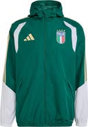 adidas Men's adidas  Green Italy National Team FIFA x World Cup 2026 Tiro All Weather Full-Zip Jacket