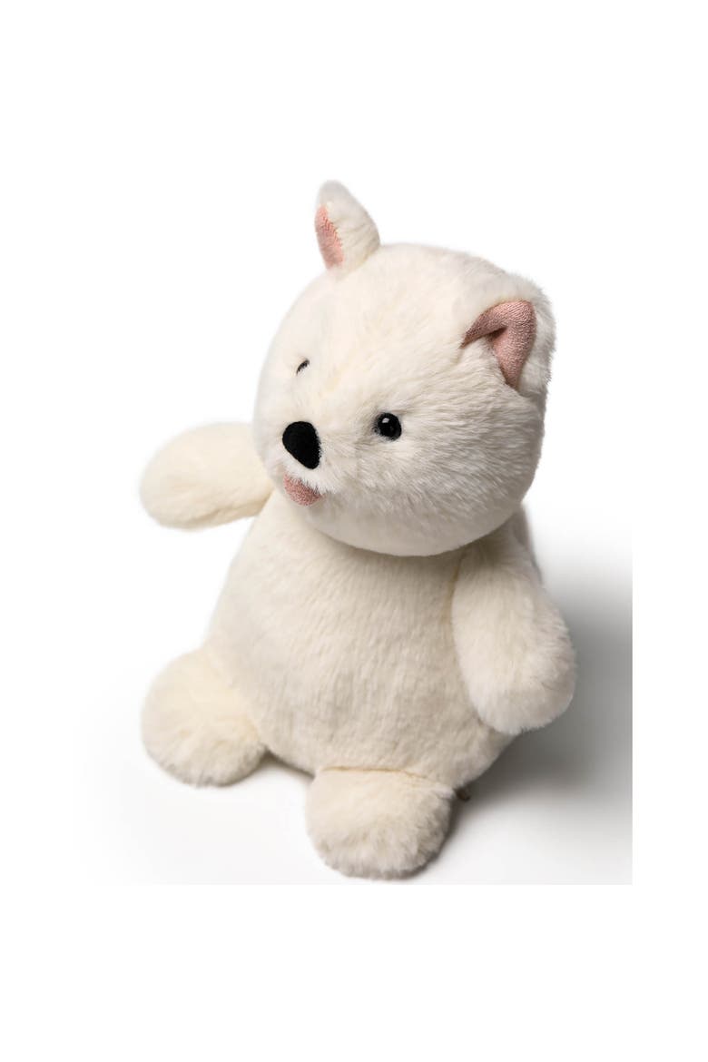 7 Inch Snow White Westie Dog Weighted Stuffed Animal, Alternate, color, White