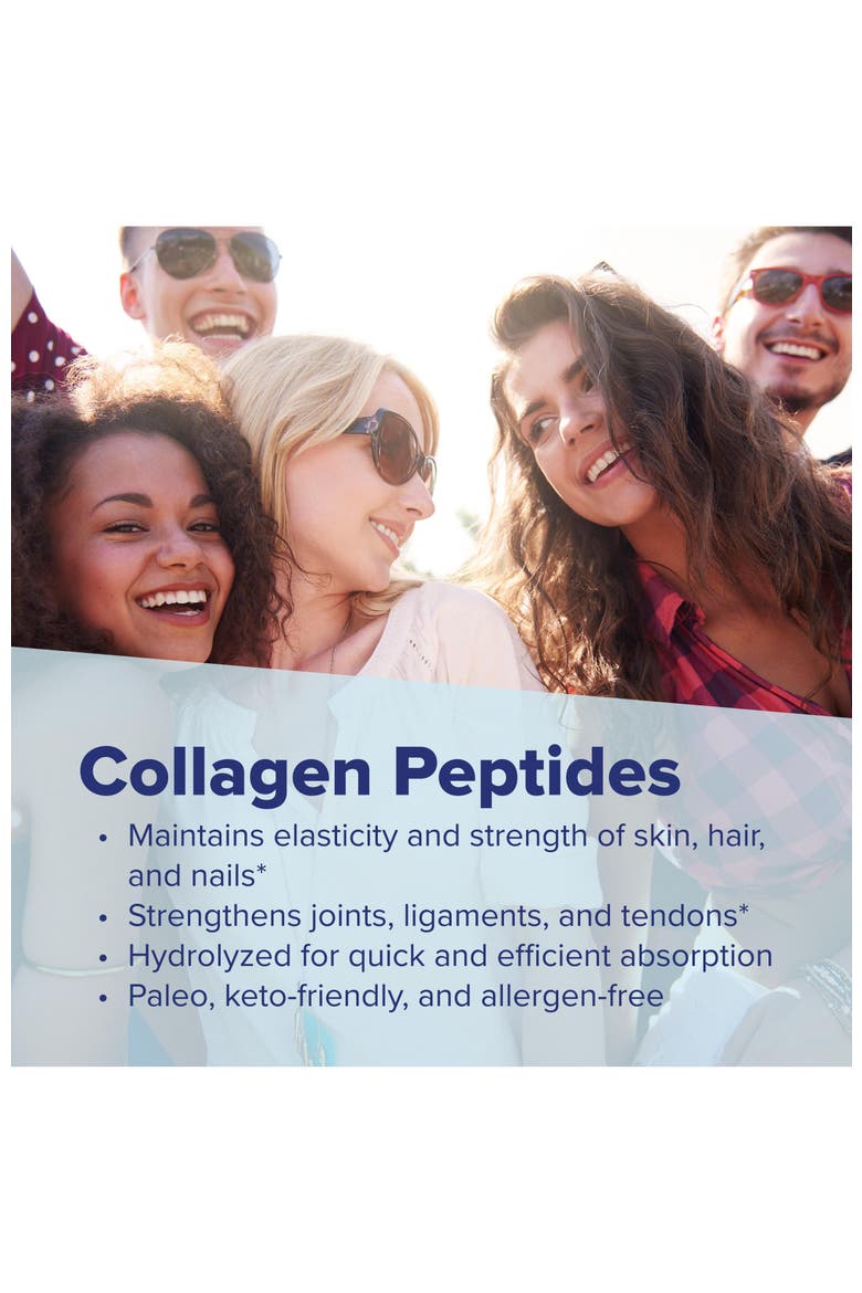 Hydrolyzed Collagen Peptides Protein Powder, Alternate, color, Beige