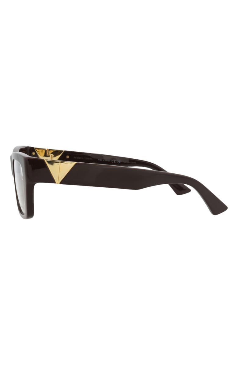 Bottega Veneta Optical Glasses, Alternate, color, Brown Brown Transparent