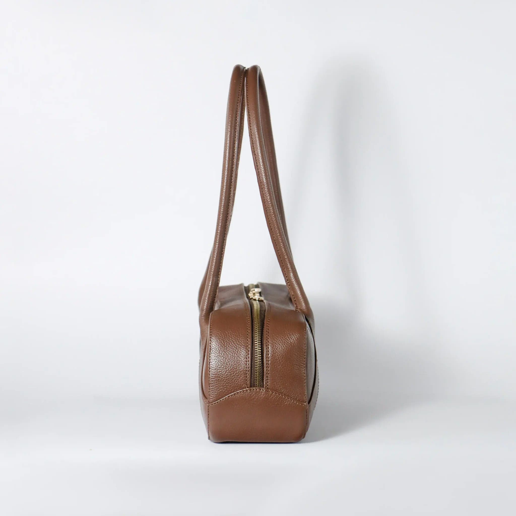 ROSZUAR Almaira Sculptural Harmony Handbag, Alternate, color, Chocolate