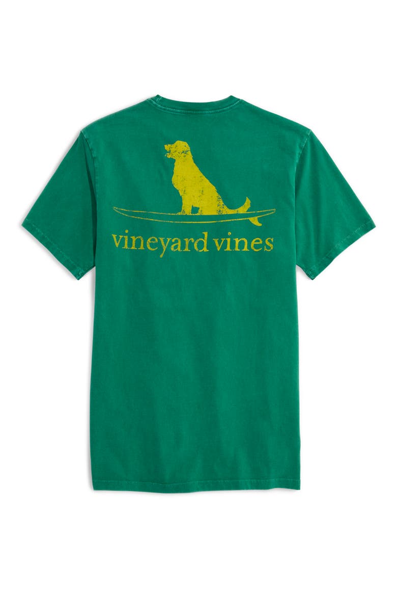 Surfer Dog Graphic T-Shirt, Alternate, color, JADE OCEAN