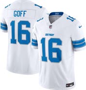Nike Men's Nike Jared Goff White Detroit Lions Vapor F.U.S.E. Limited Jersey