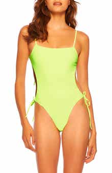 Susana Monaco Tie Back One-Piece Monokini Swimsuit