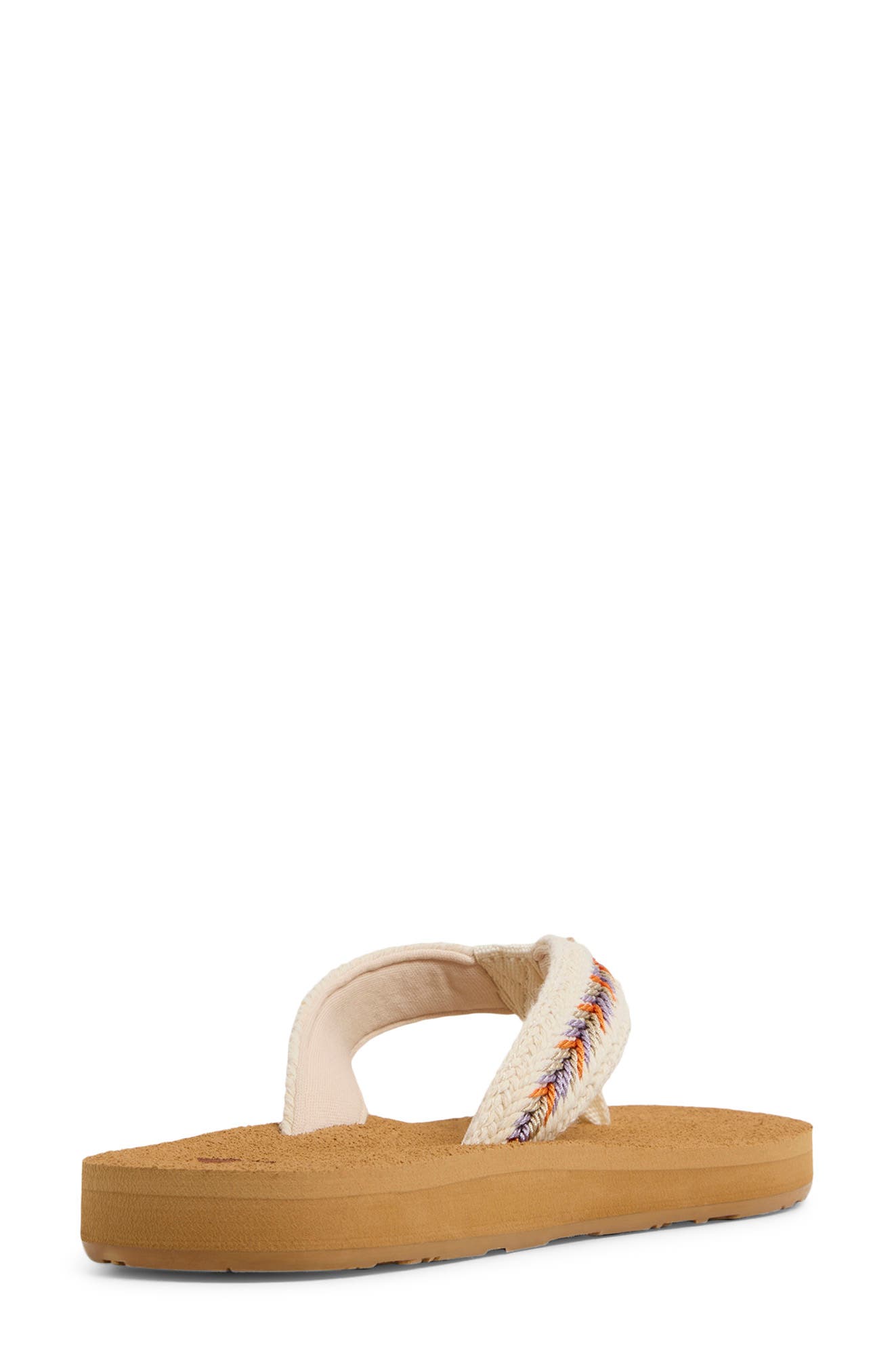 Roxy Porto IV Flip Flop, Alternate, color, Bone Multi