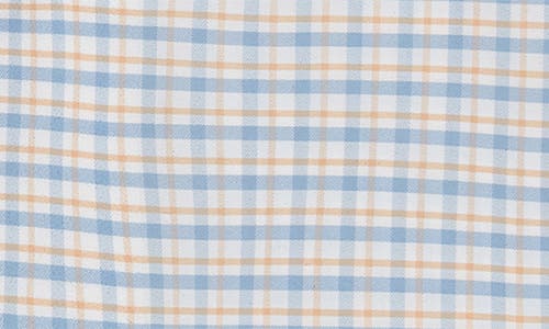 David Donahue Grid Print Performance Sport Shirt In Multi