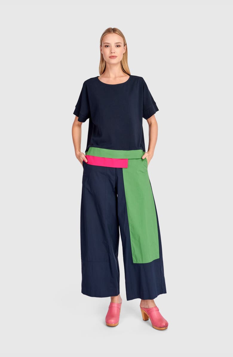 Alembika Sorbet Tee, Alternate, color, Navy