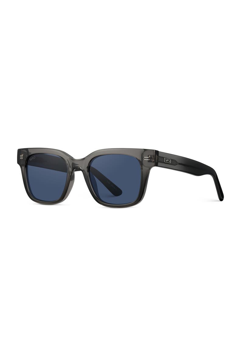 Nash - 49mm Square Polarized Sunglasses, Alternate, color, Black Ice Fade