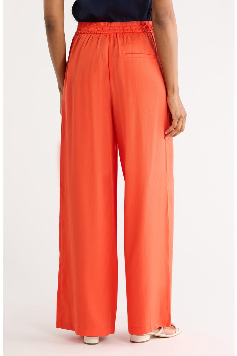 Palmina Woven Wide Leg Pants, Alternate, color, ROUGE