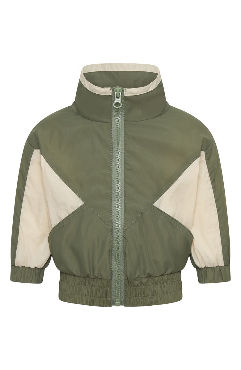 TINY TRIBE Parachute Windbreaker, Main, color, Green Multi