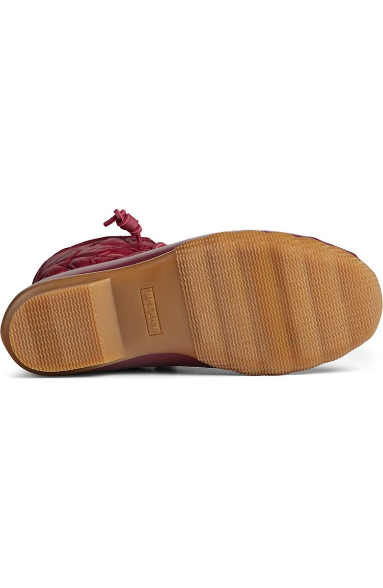 Sperry Saltwater Nylon Quilted Duck Boot, Alternate, color,