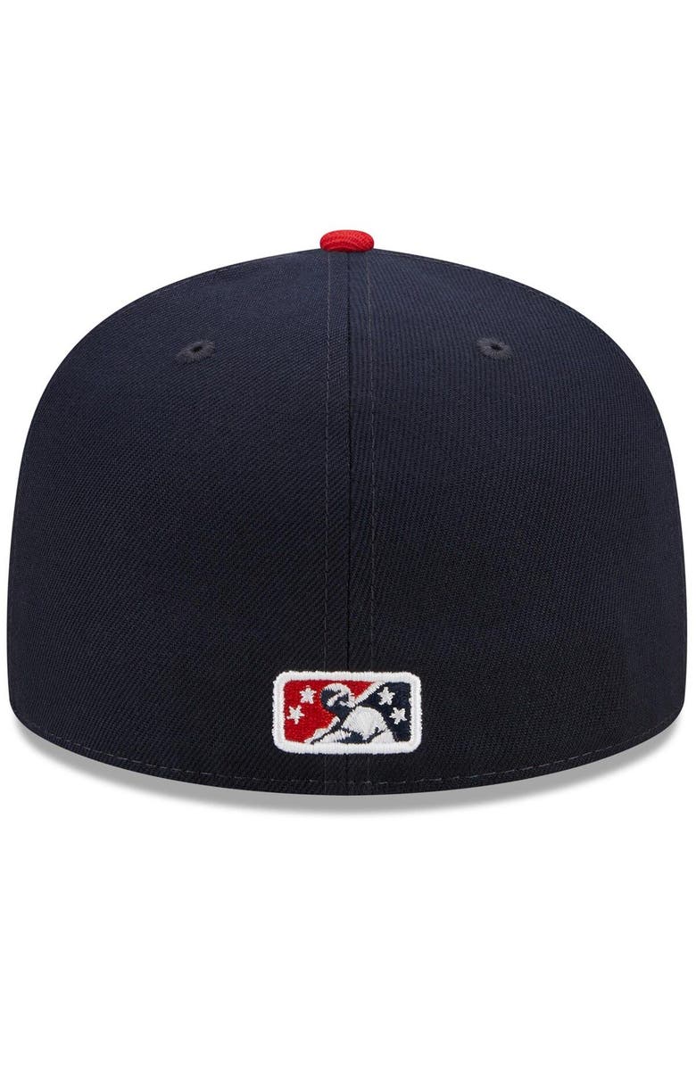 New Era Men's New Era Navy/Red Memphis Redbirds Marvel x Minor League 59FIFTY Fitted Hat, Alternate, color, Navy
