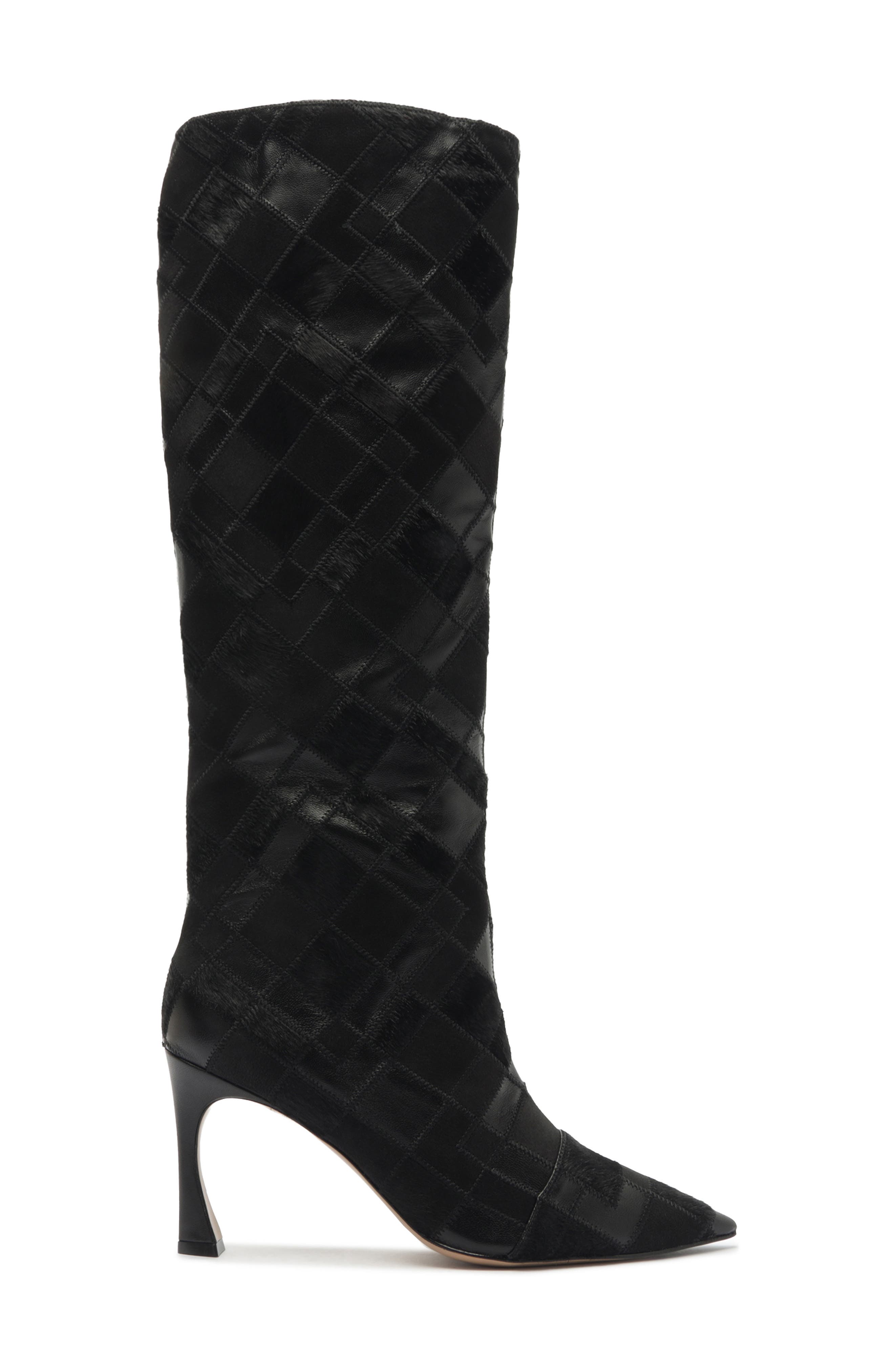 Annelise Knee High Boot, Alternate, color, BLACK