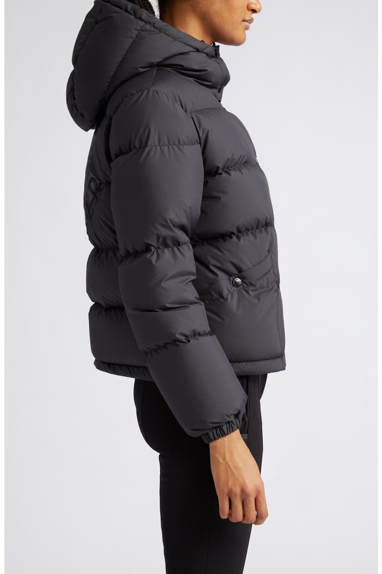 Ebre Quilted Short Down Jacket, Alternate, color, BLACK