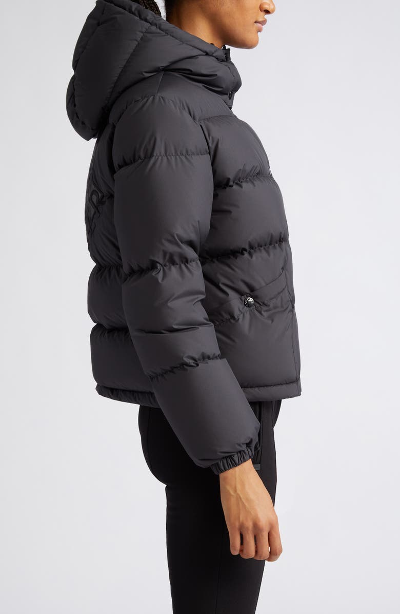 Moncler Ebre Quilted Short Down Jacket, Alternate, color,