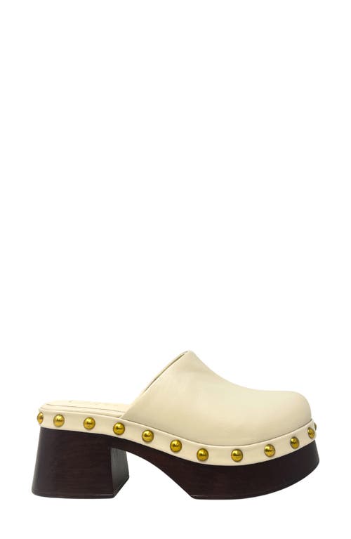 Shushop Lily Platform Mule In Brown