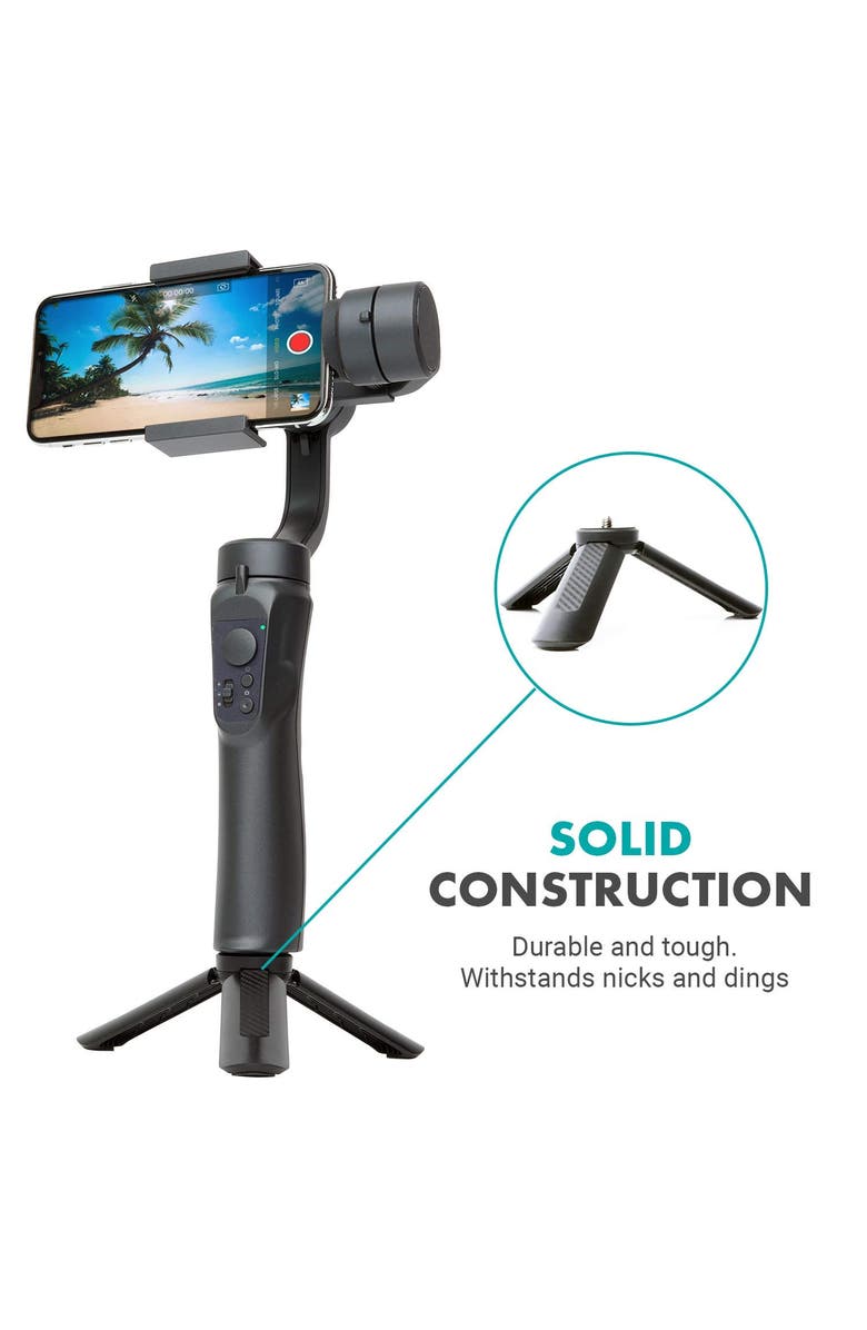 MOVO TR-1 Compact Mini Tabletop Tripod/Hand Grip, Alternate, color, Black