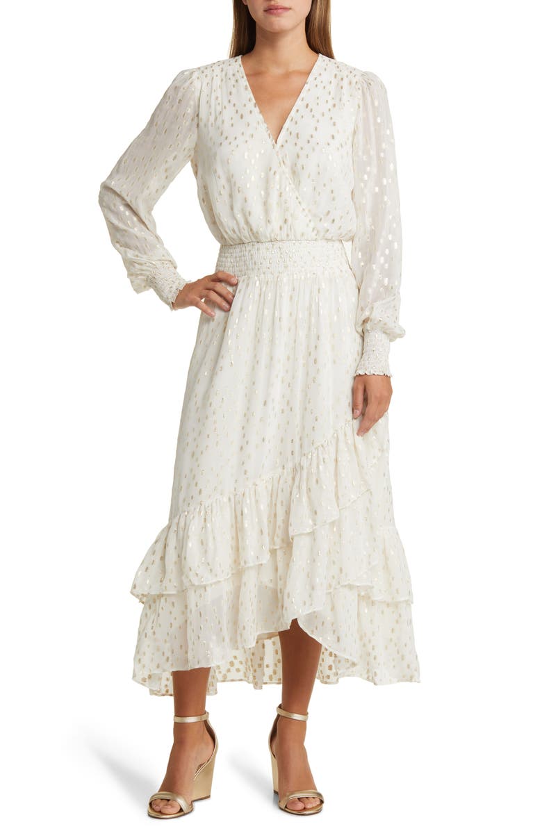 Lilly Pulitzer<sup>®</sup> Cristiana Long Sleeve Midi Dress, Main, color,