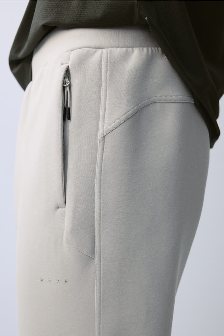 Regular-Fit Tapered Sports Joggers With Drymove, Alternate, color, Light taupe