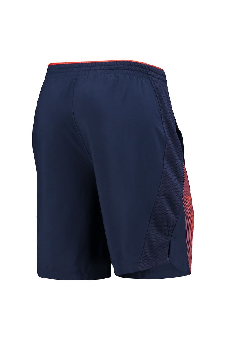 Men's Under Armour Navy Auburn Tigers 2021 Sideline Woven Shorts, Alternate, color, Navy