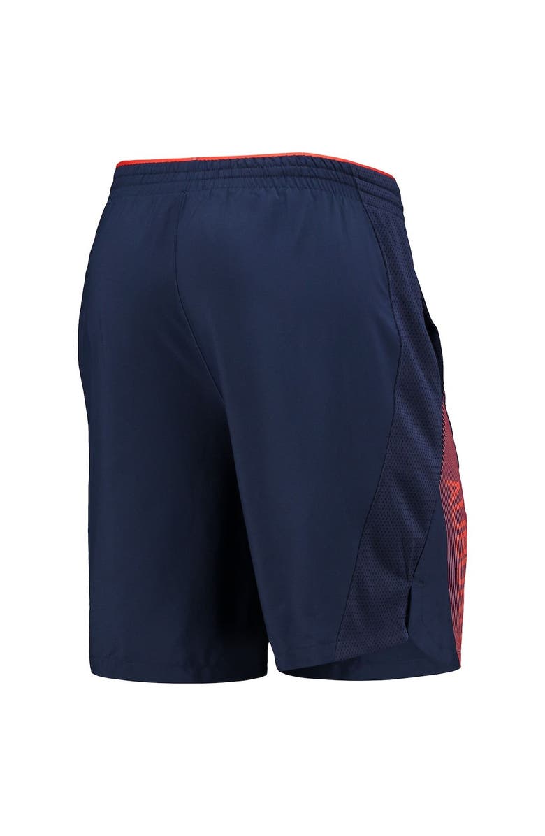 Under Armour Men's Under Armour Navy Auburn Tigers 2021 Sideline Woven Shorts, Alternate, color, 