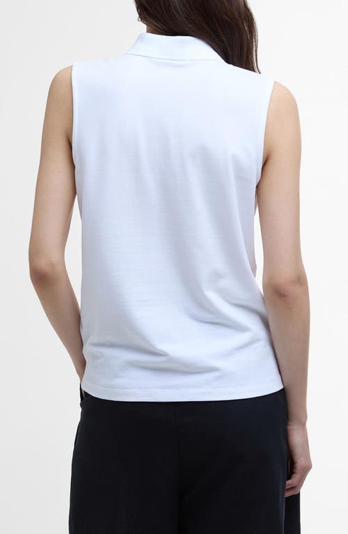 BARBOUR BARBOUR BOWFORD SLEEVELESS COTTON POLO SHIRT