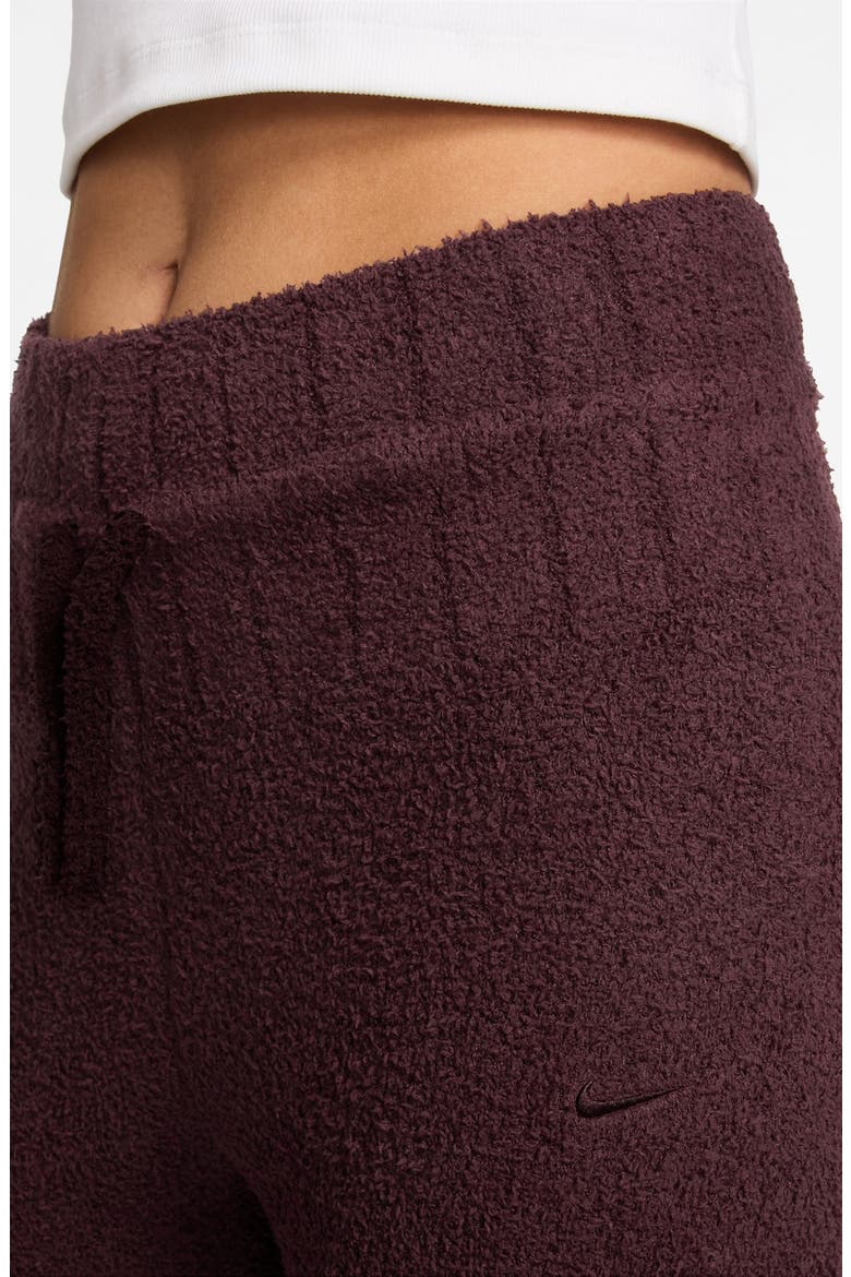 Phoenix Bouclé Slim Fit Drawstring Pants, Alternate, color, BURGUNDY CRUSH
