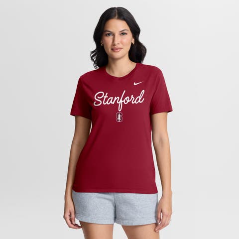 Women's Nike Cardinal Stanford Cardinal Script Mantra Logo T-Shirt