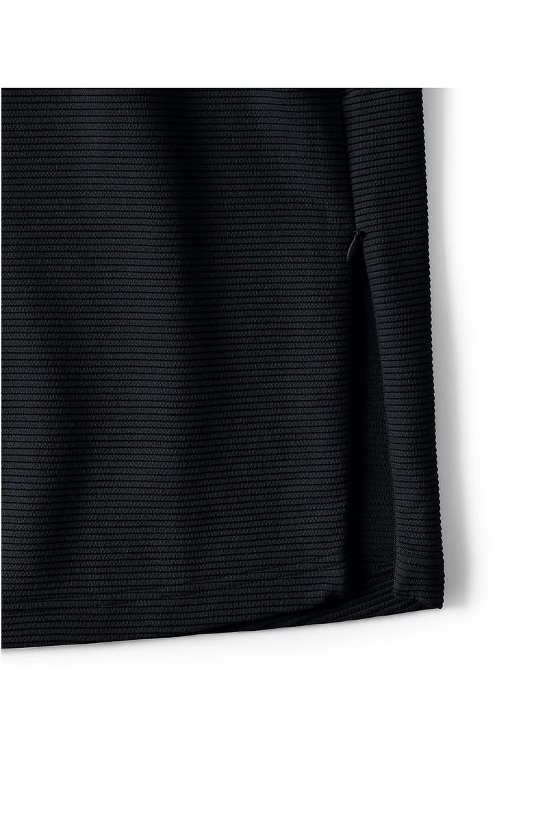 Lands' End Starfish Side Zip Midi Skirt, Alternate, color, Black