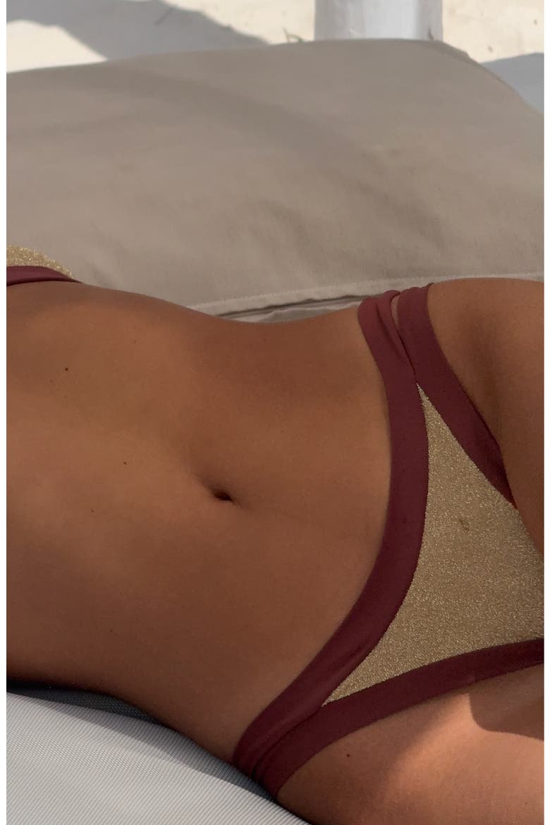 Array Bikini Bottoms, Alternate, color, GOLD RED