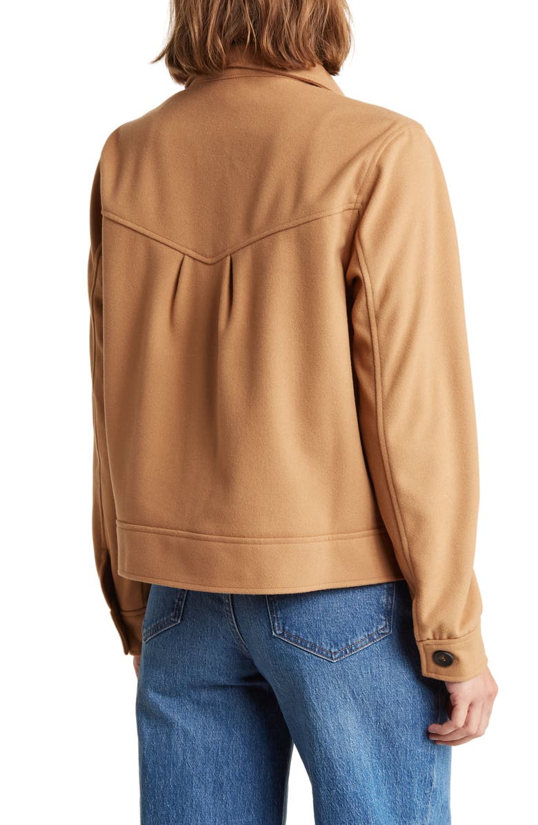 MELLODAY Button-Down Shirt Jacket, Alternate, color, 