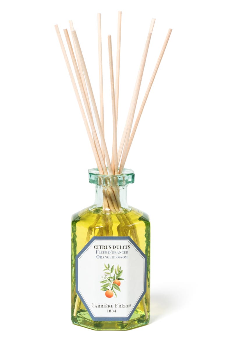Carrière Frères Orange Blossom Reed Diffuser, Main, color, ORANGE BLOSSOM