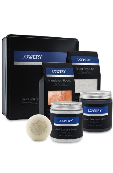 Dead Sea Bath and Body Gift Set - Luxury Bath Essentials with SheaButter - Home Spa Kit