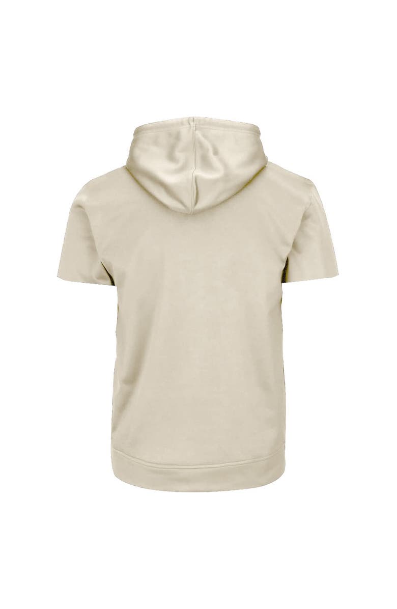 FANATICS Men's Fanatics  Cream/Navy New York Yankees Big & Tall Contrast Short Sleeve Hoodie, Alternate, color, Cream