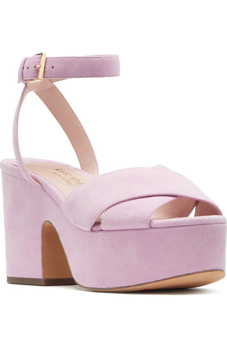 Kate Spade New York rio platform sandal, Main, color, Sea Thistle