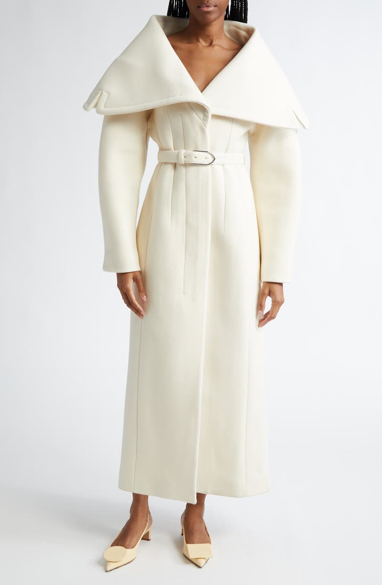 Jacquemus Le Manteau Caruso Belted Wool Coat, Main, color, 