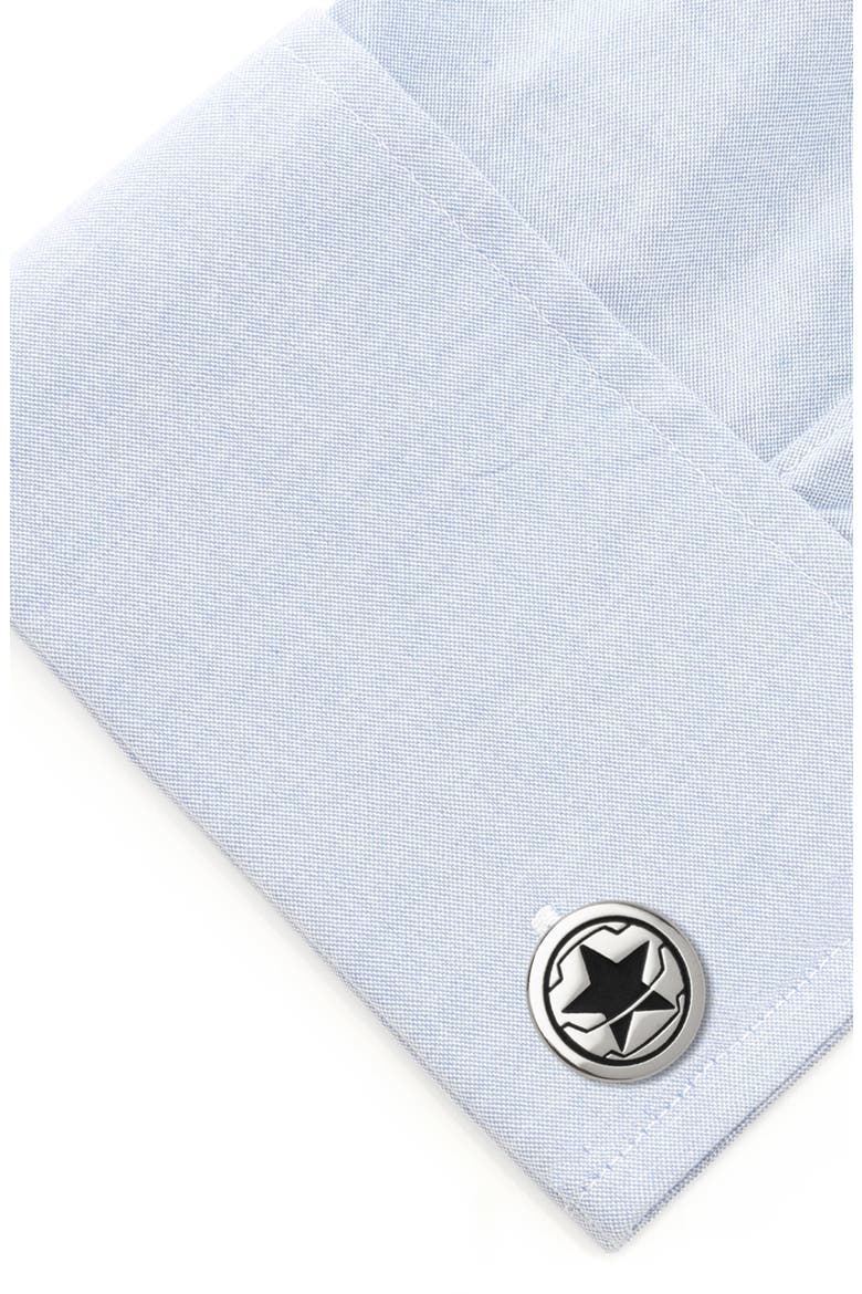 Winter Soldier Cuff Links, Alternate, color, SILVER