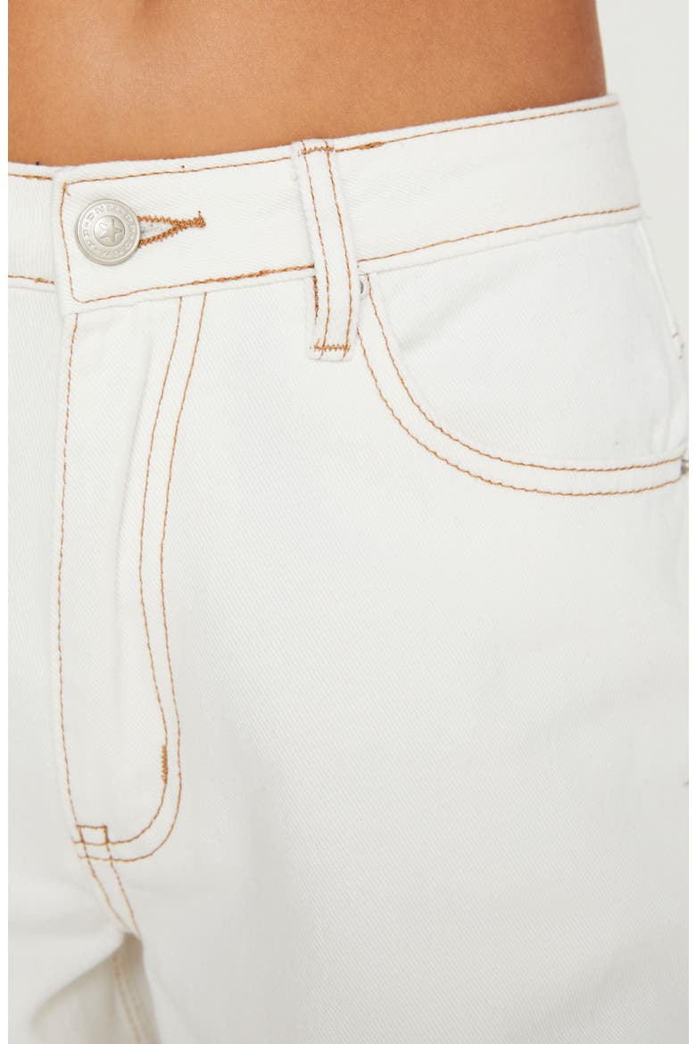 Naylor Mid Rise Wide Leg Jeans, Alternate, color, CREAM