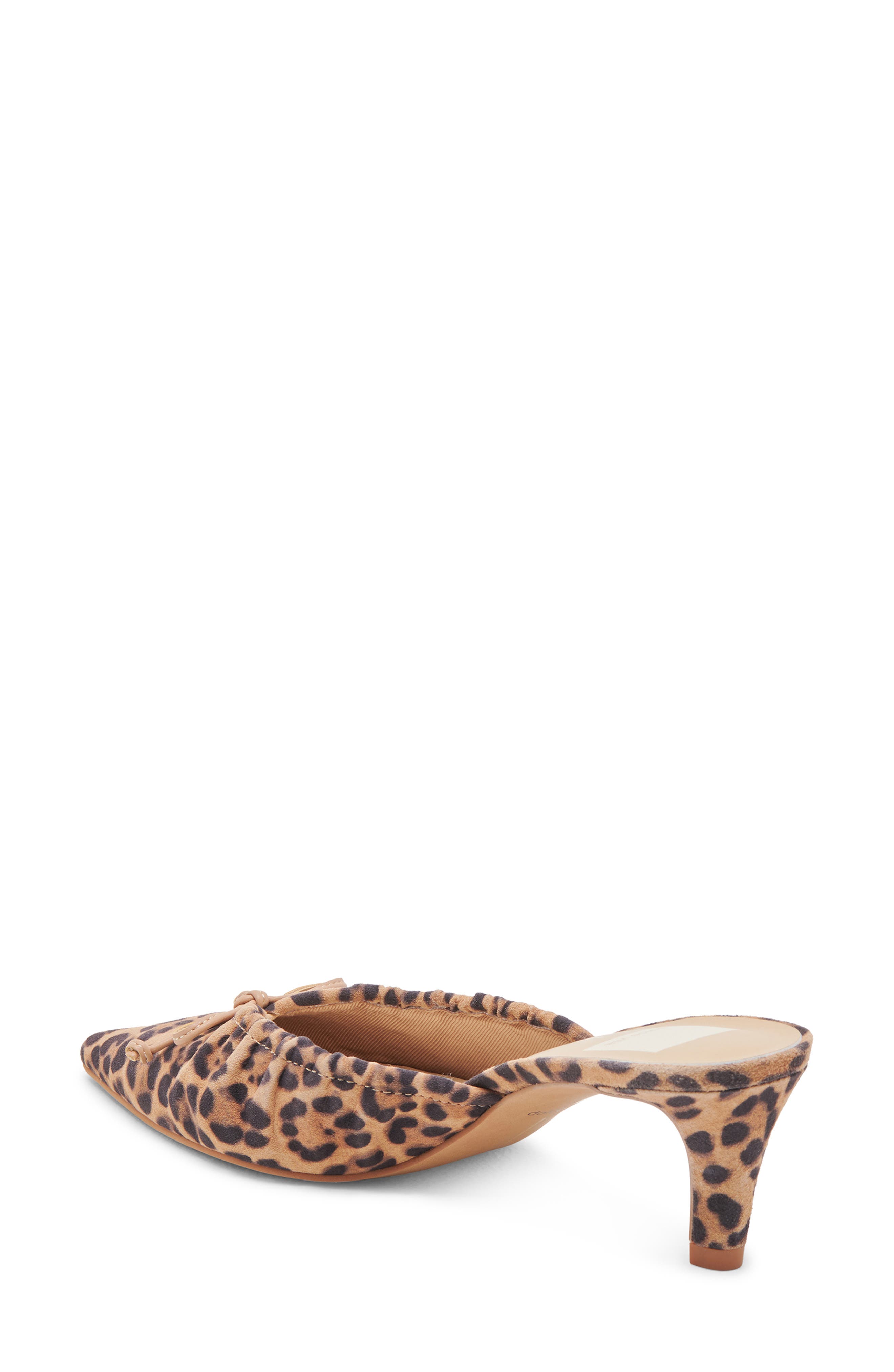 Kairi Mule, Alternate, color, DARK LEOPARD SUEDE