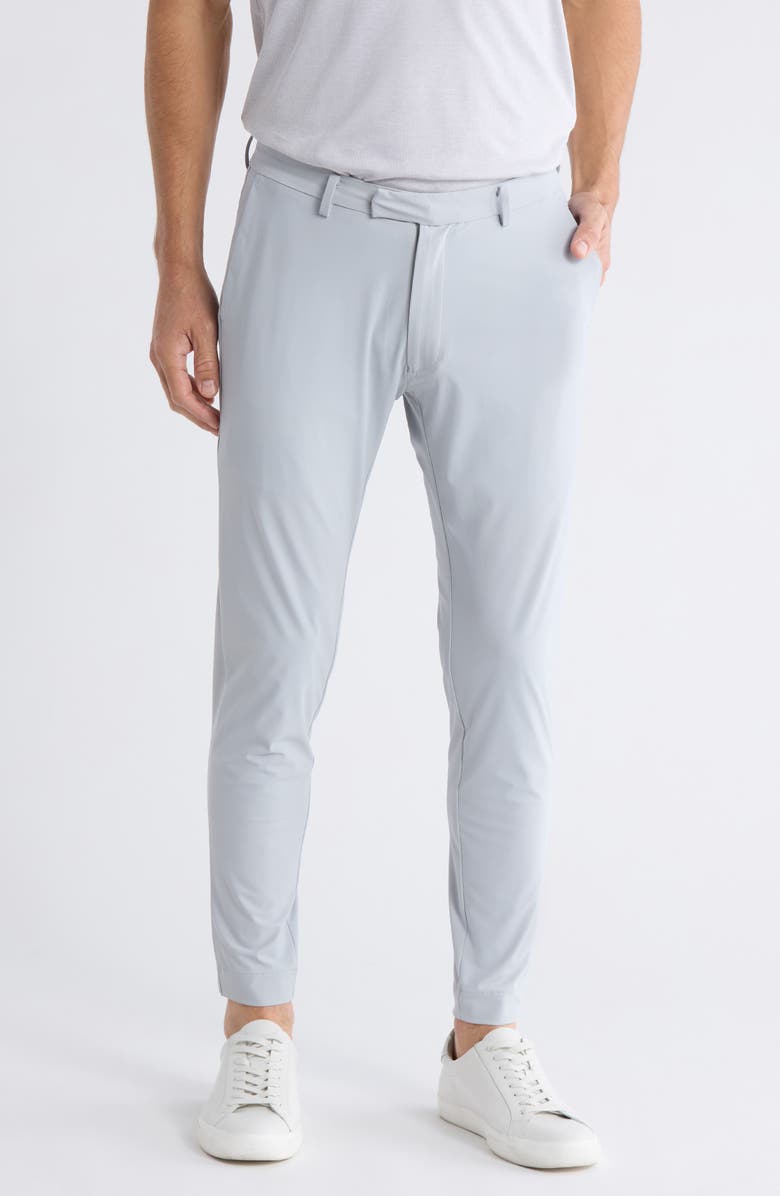 Peter Millar Blade Tailored Fit Performance Ankle Pants, Main, color, British Grey