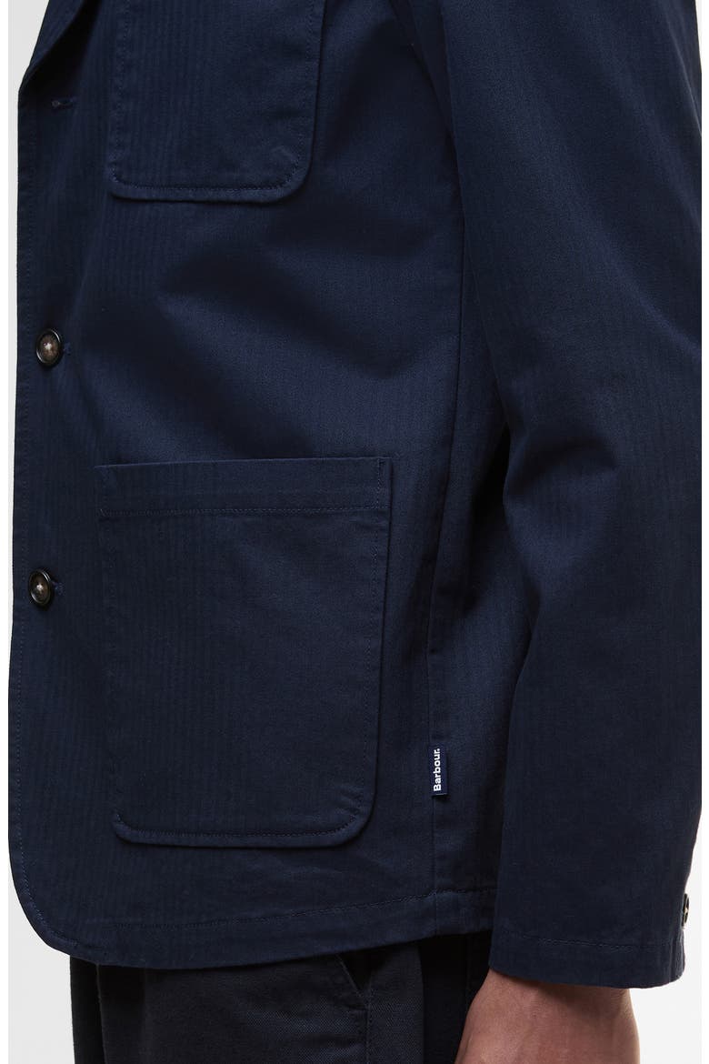 Bayview Herringbone Twill Shirt Jacket, Alternate, color, NAVY