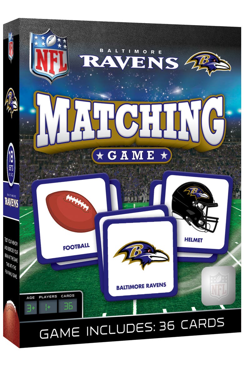 Baltimore Ravens Matching Game, Main, color, Multicolor