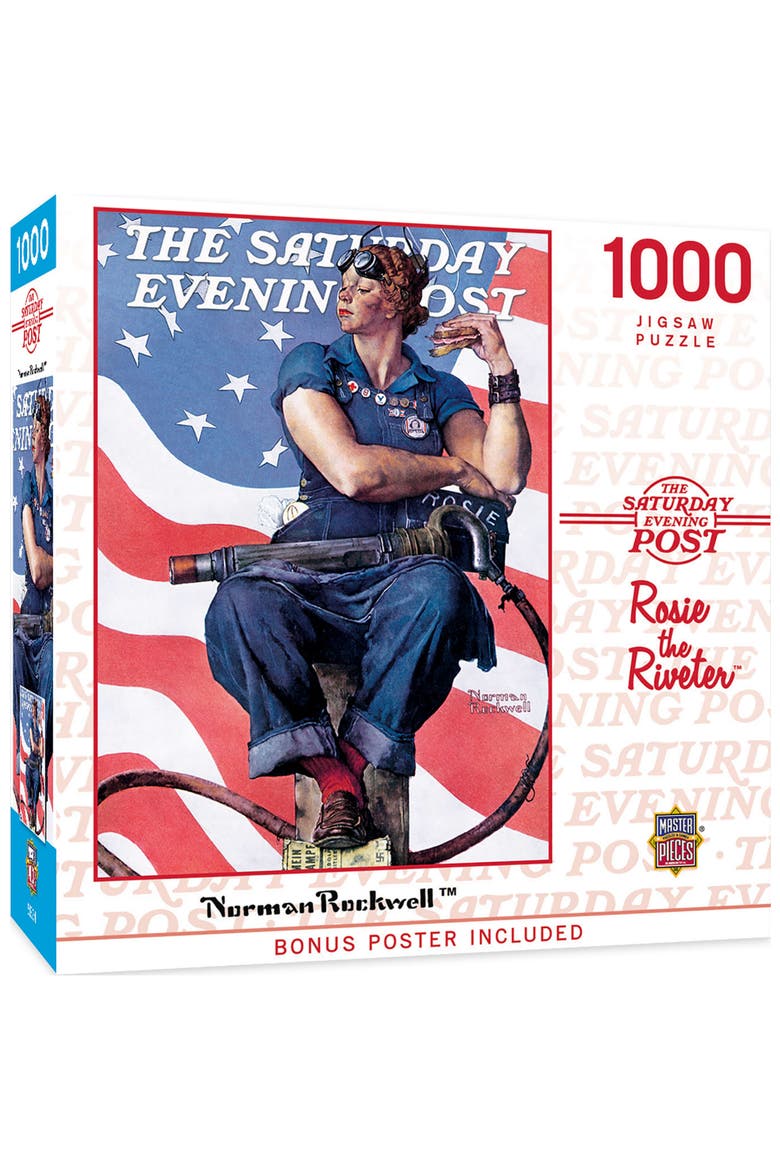 Rosie the Riveter 1000 Piece Puzzle, Main, color, Multicolor