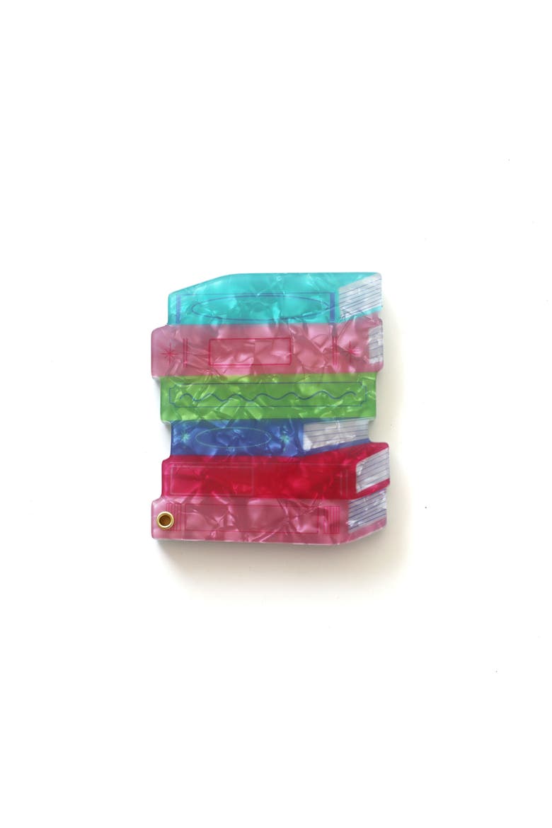 Stack of Books Compact Mirror, Alternate, color, Assorted Pre-Pack