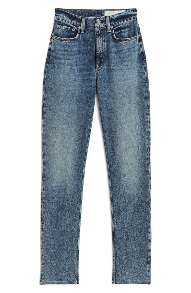 rag & bone Wren High Waist Slim Jeans, Alternate, color, Dominique
