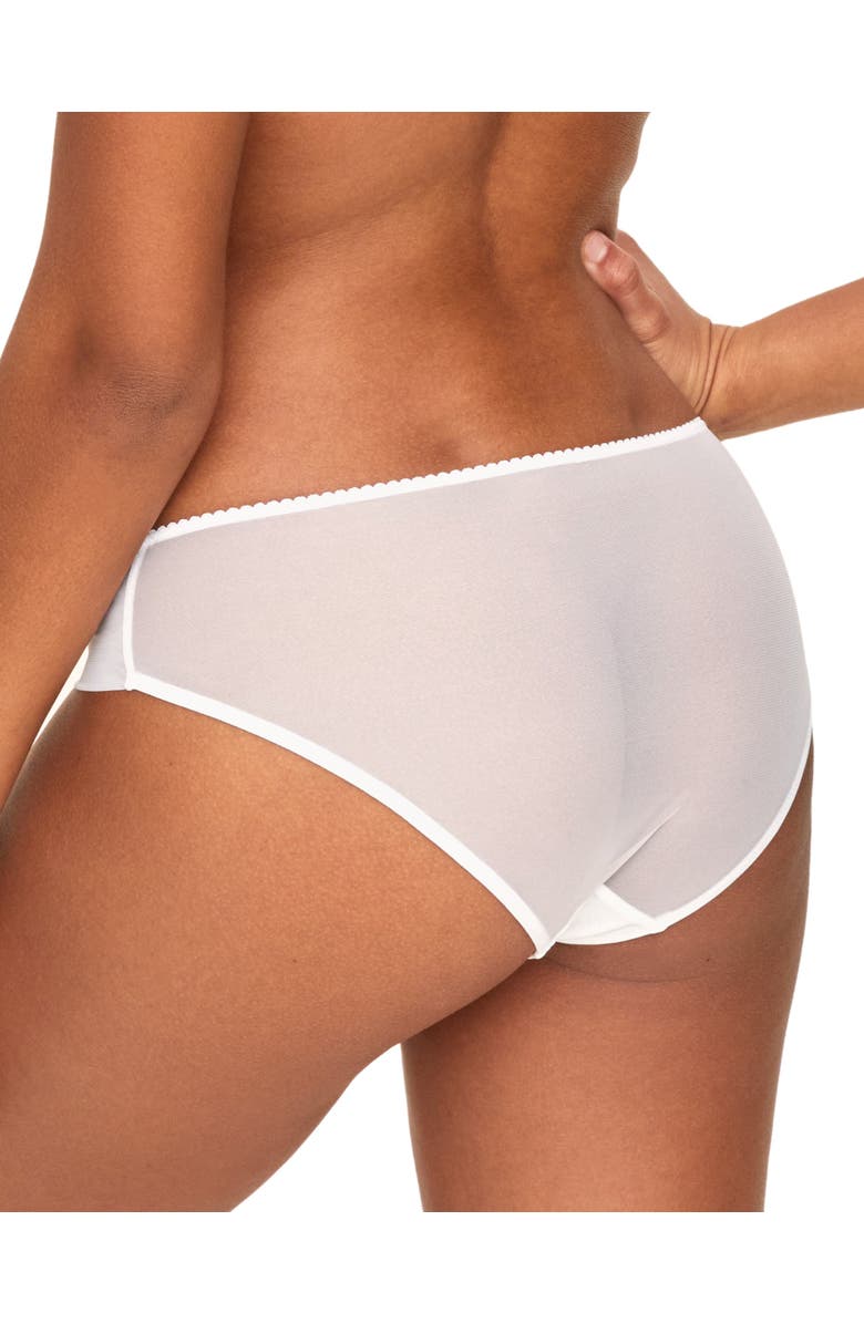 Adore Me Clera Bikini Panties, Alternate, color, White