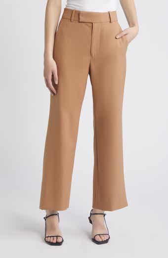 Easy Slim Wool Blend Crop Pants
