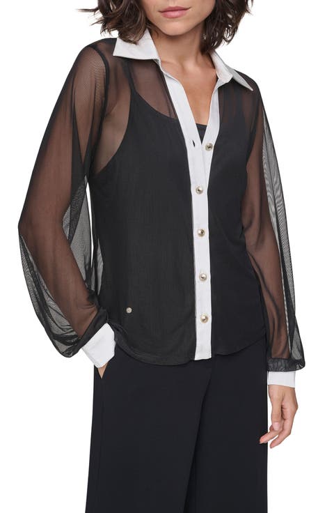Contrast Mesh Top